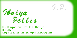 ibolya pellis business card